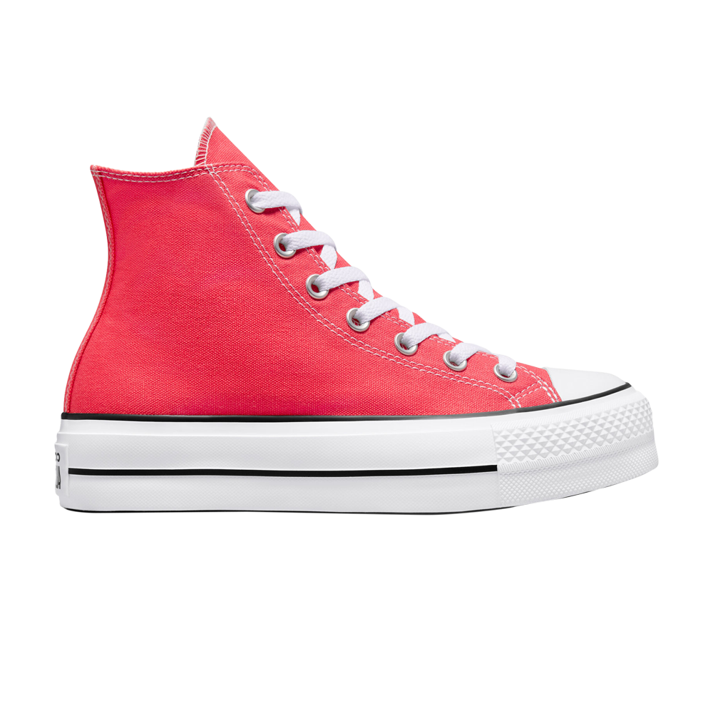 Pre-owned Converse Wmns Chuck Taylor All Star Lift Platform High 'ultra Red'