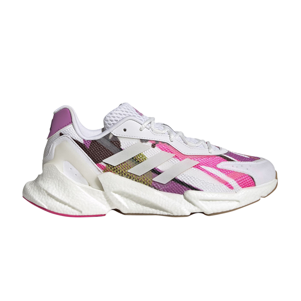 Pre-owned Adidas Originals Thebe Magugu X Wmns X9000l4 'white Team Shock Pink'