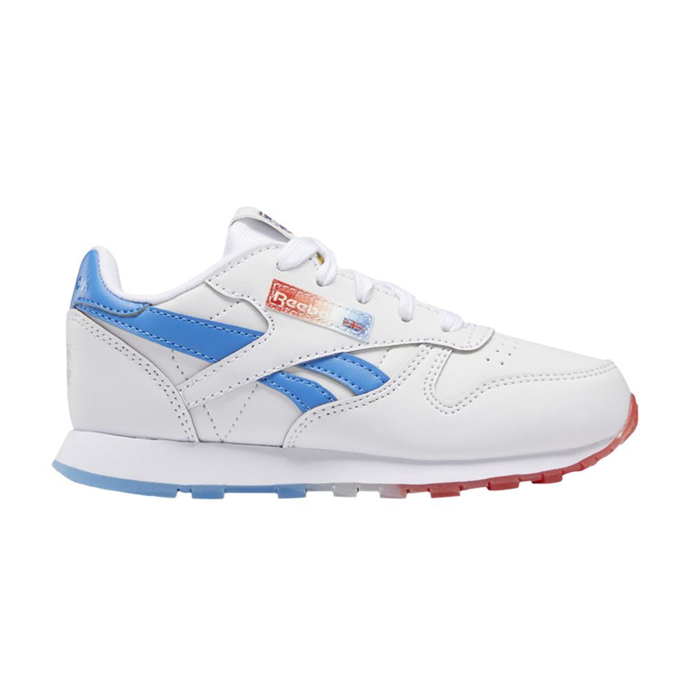 Popsicle x Classic Leather Little Kid 'White Instinct Red' - HR1997