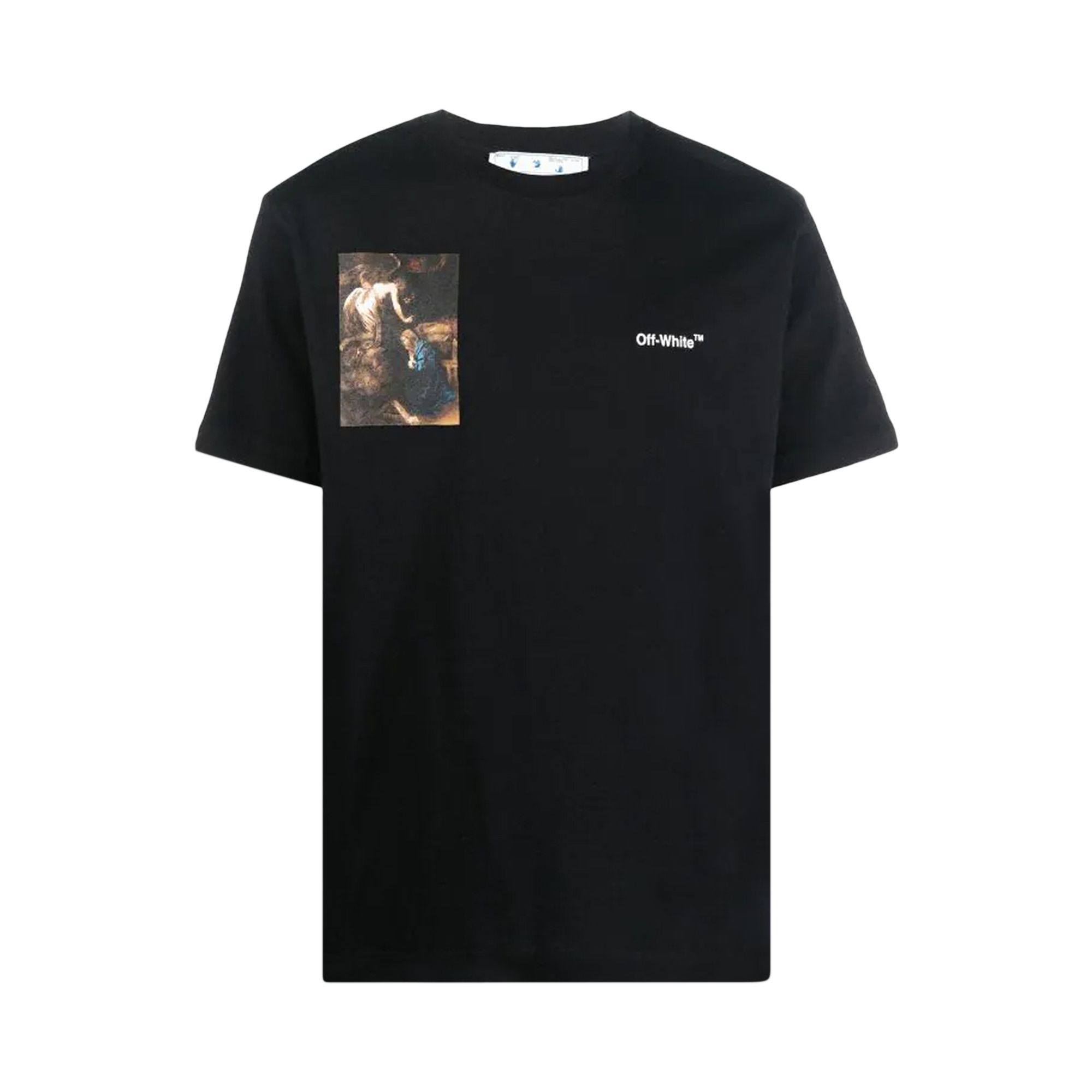 Off-White Caravaggio Lute Slim Short-Sleeve Tee 'Black/White' | Men's Size XL