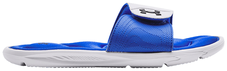 Under Armour Wmns Ignite 9 Slide White Versa Blue