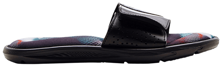 Under Armour Ignite 6 Graphic Strap Slide Black White