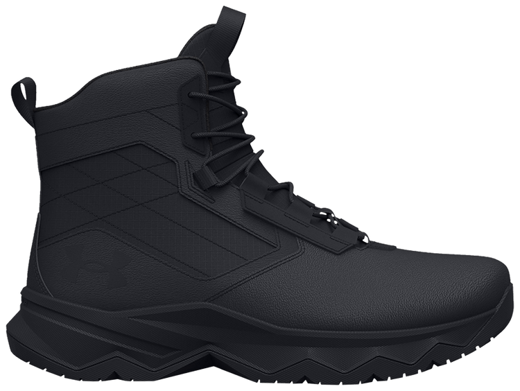 Under Armour Stellar G2 6 Inch Side Zip Black Pitch Grey