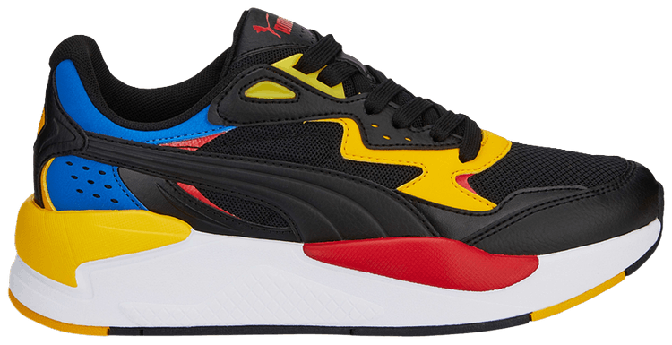 Puma X Ray Speed Jr Black Spectra Yellow