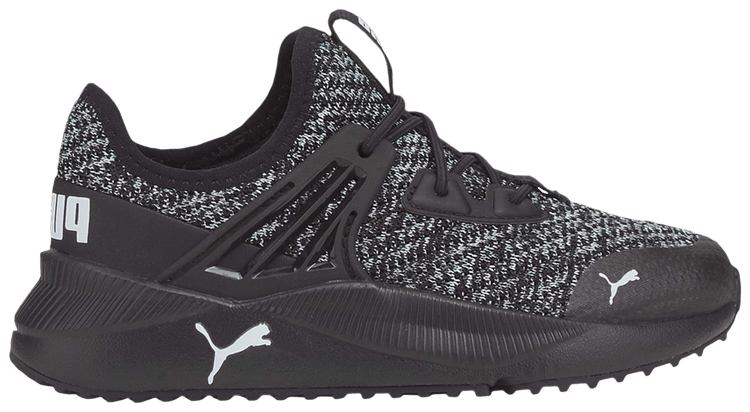 Puma Pacer Future Double Knit Little Kid Black White