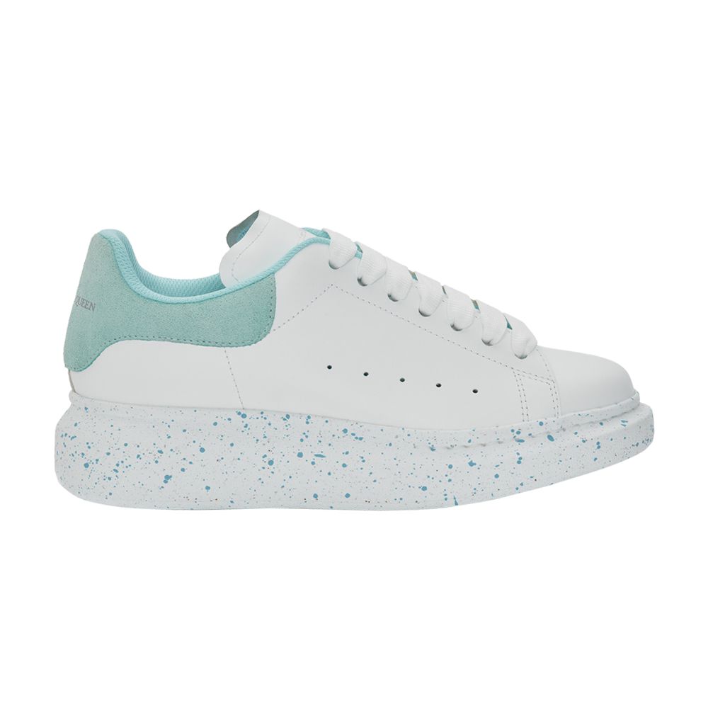 Pre-owned Alexander Mcqueen Wmns Oversized Sneaker 'white Aquamarina' | Women's Size 37