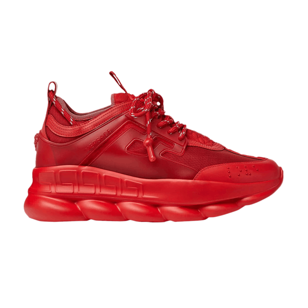 Versace chain reaction sneakers red outlet
