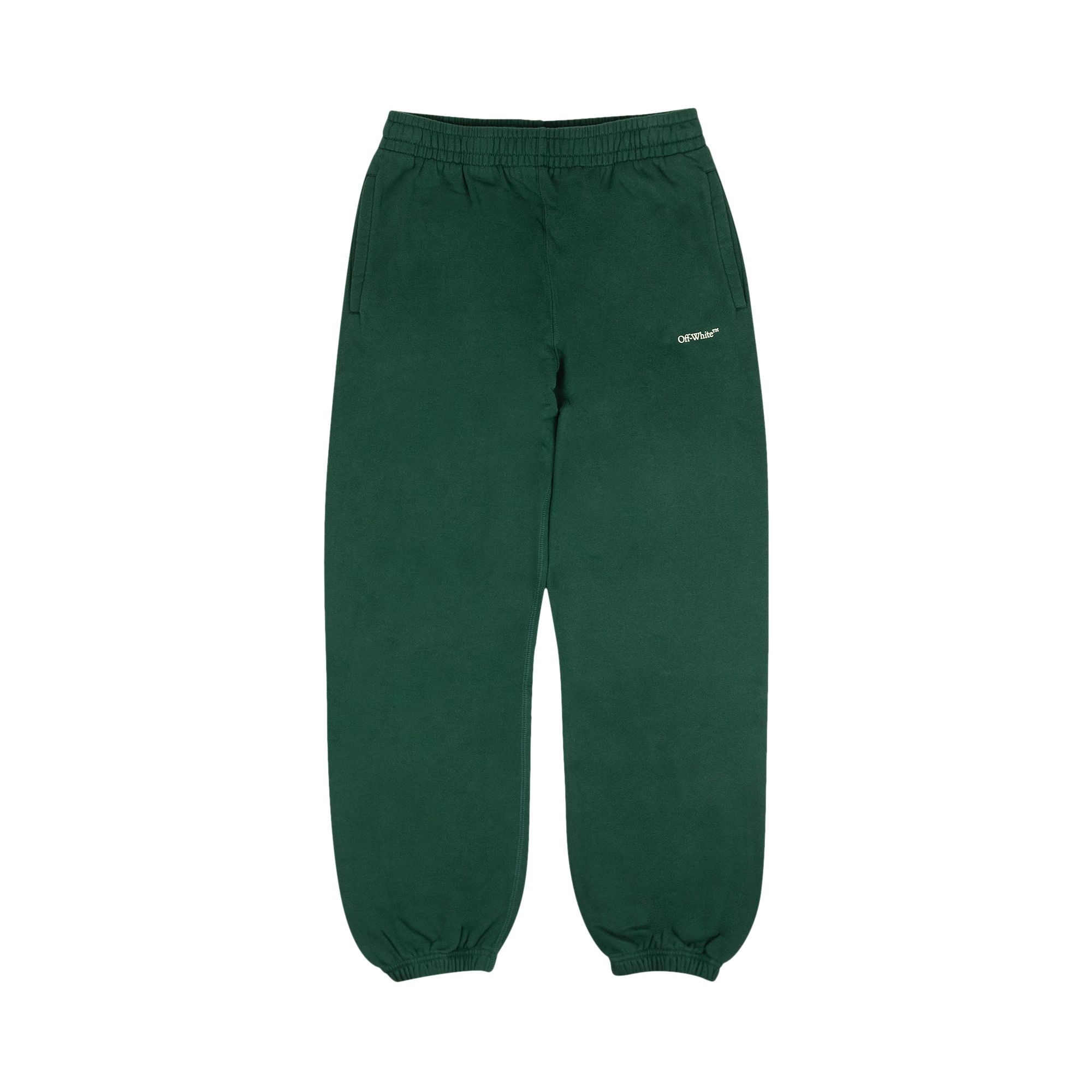 Pre-owned Off-white Caravaggio Paint Sweatpant 'green/white' | Men's Size L