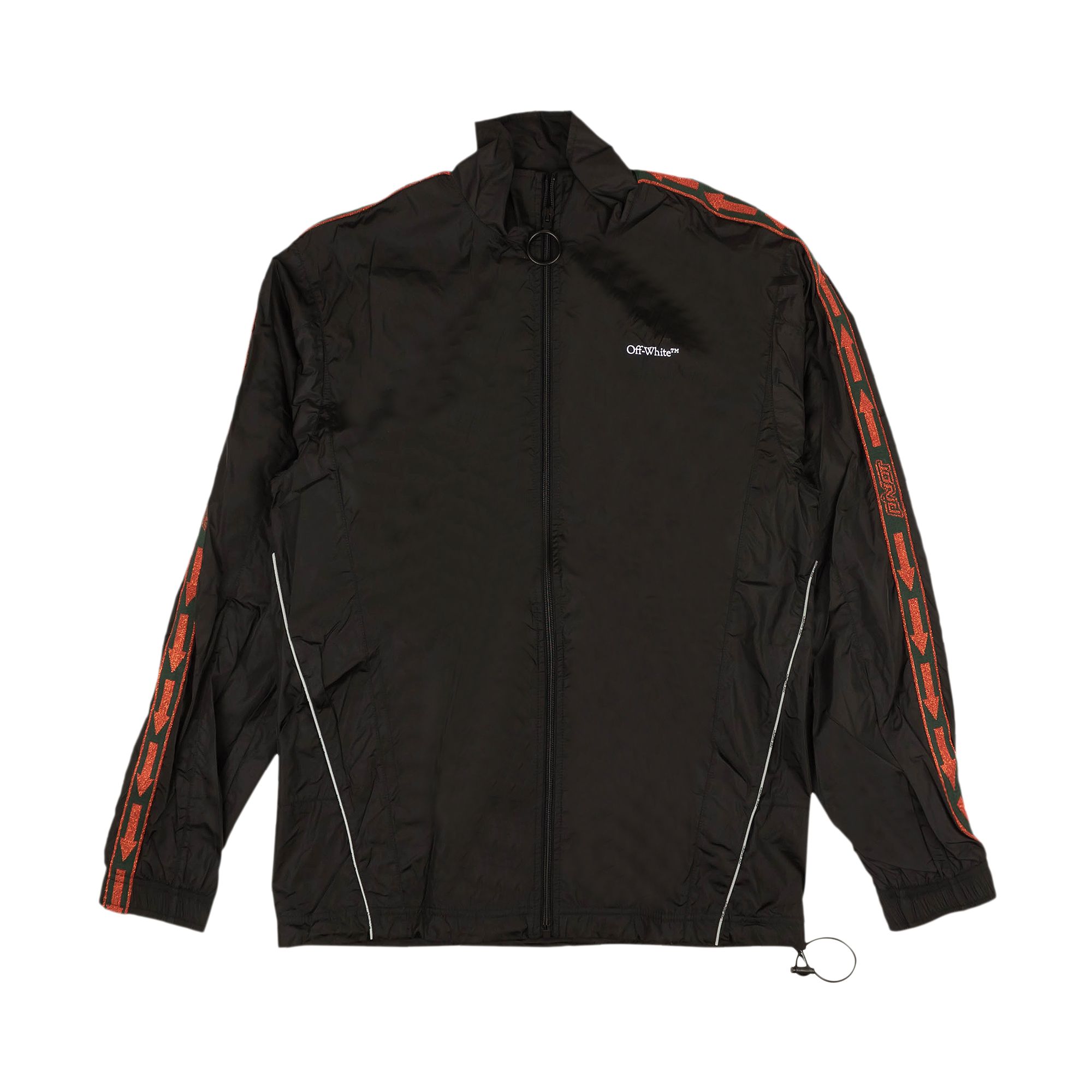 Pre-owned Off-white Bookish Nylon Jacket 'black/white'