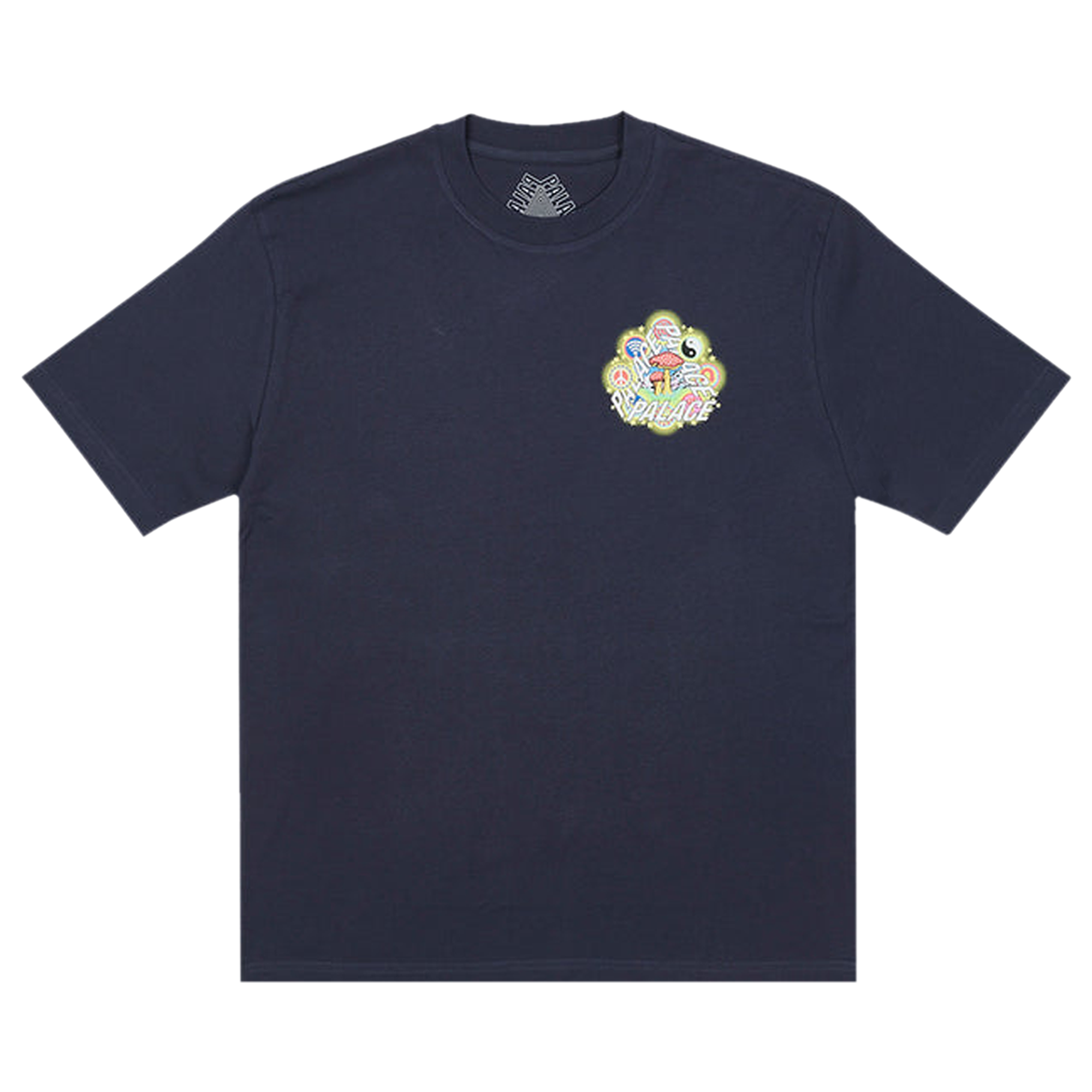 Pre-owned Palace Bun 5g T-shirt 'navy' In Blue