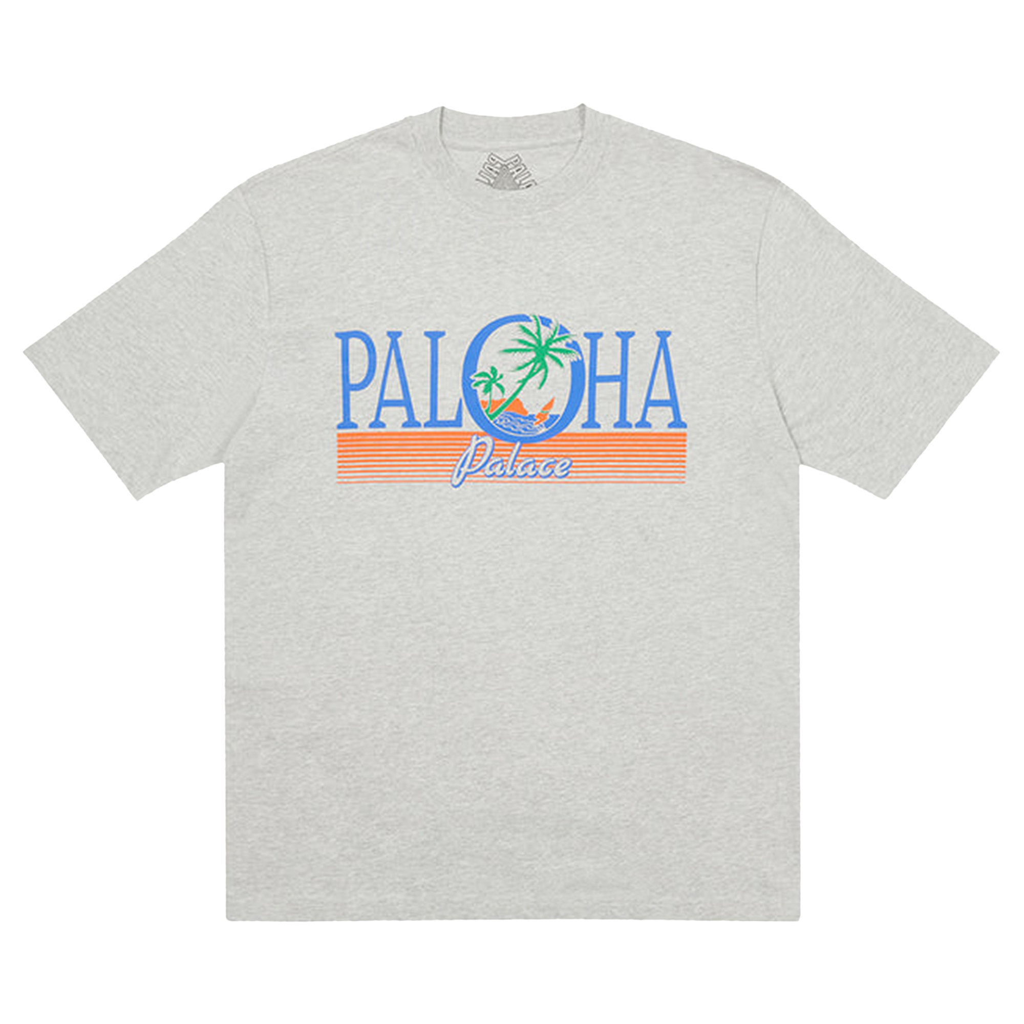 Pre-owned Palace Paloha T-shirt 'grey Marl'