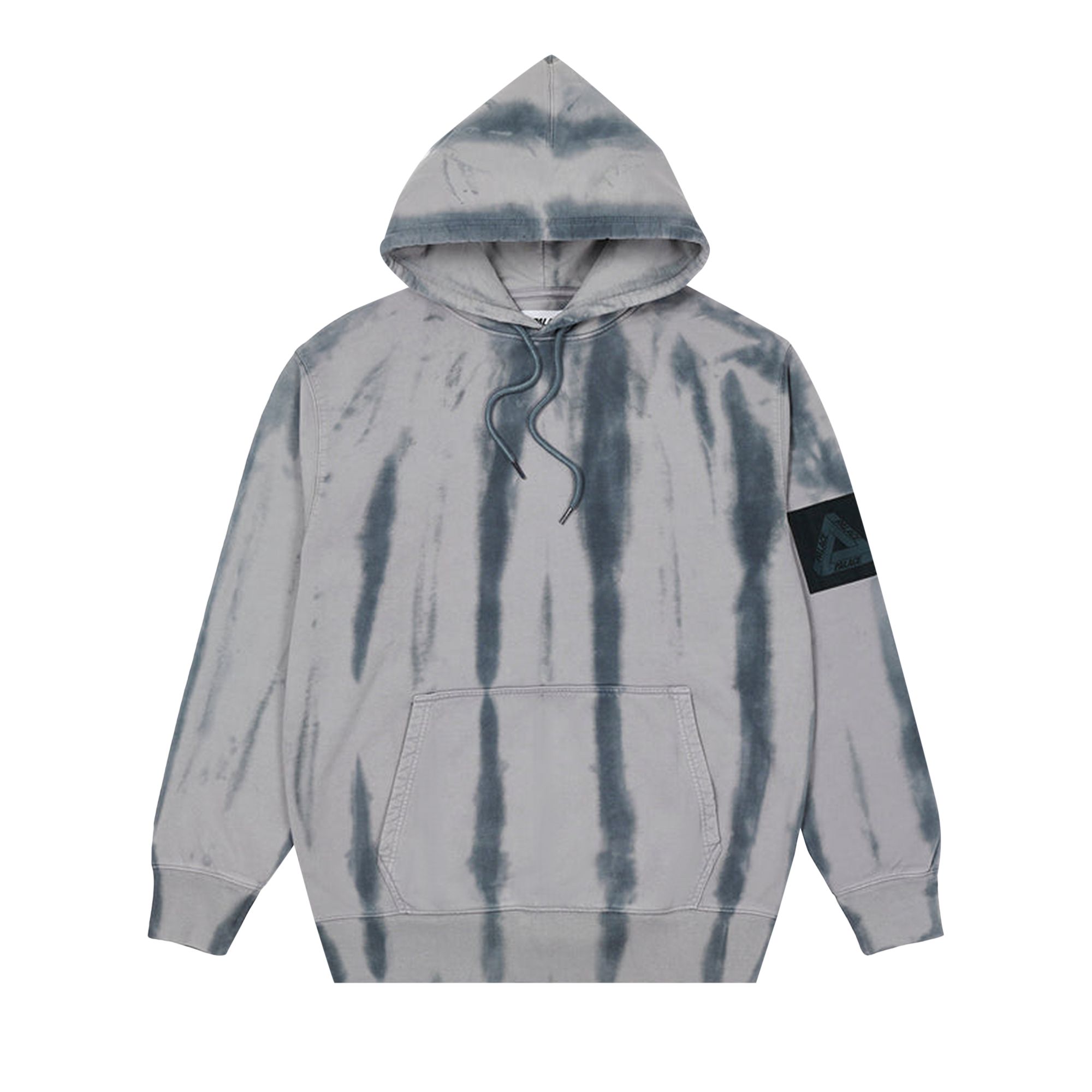 Pre-owned Palace Zebra Tie Dye Hood 'black' In Multi-color