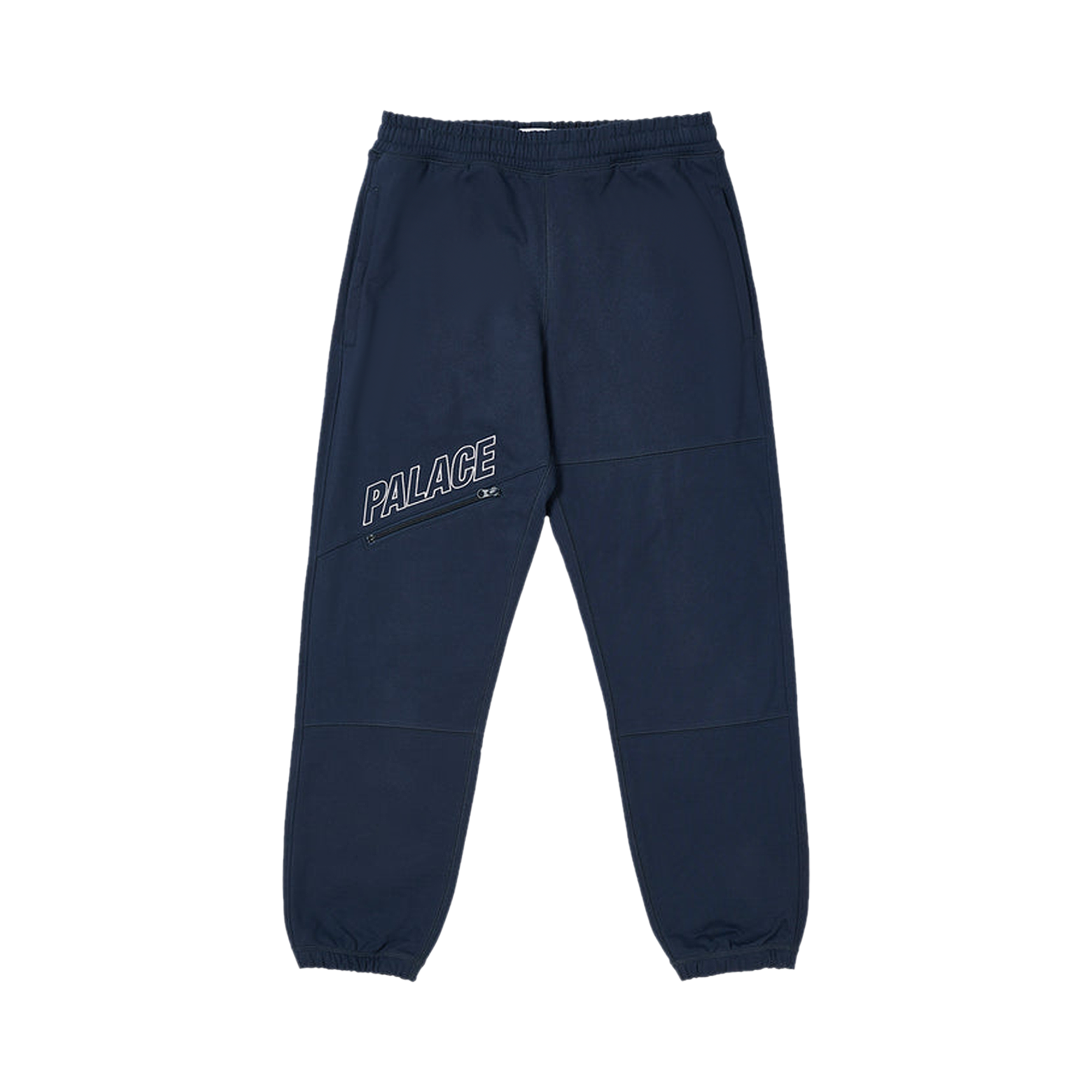 Pre-owned Palace Slant Zip Joggers 'blue'