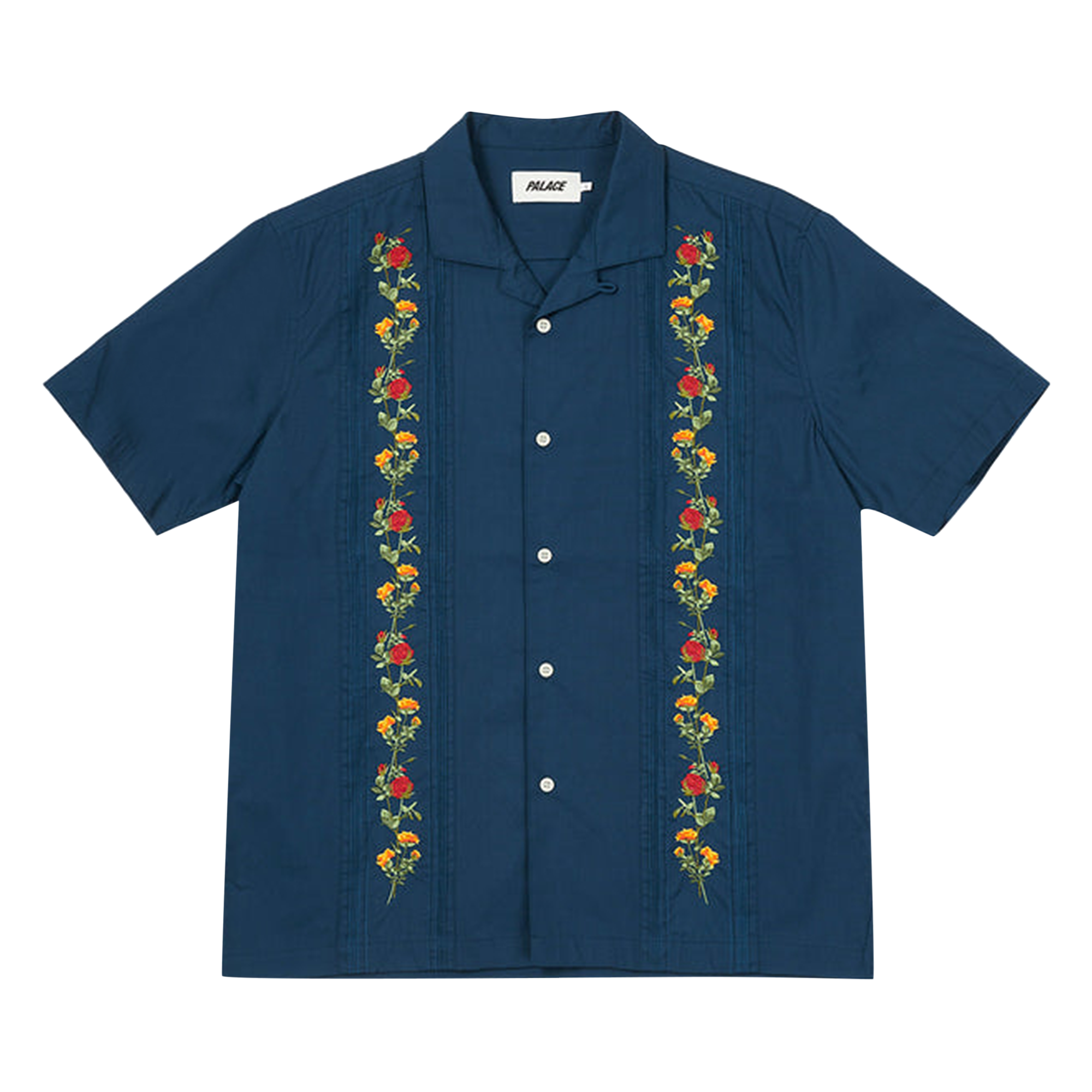 Pre-owned Palace Rose Chain Shirt 'navy' In Blue