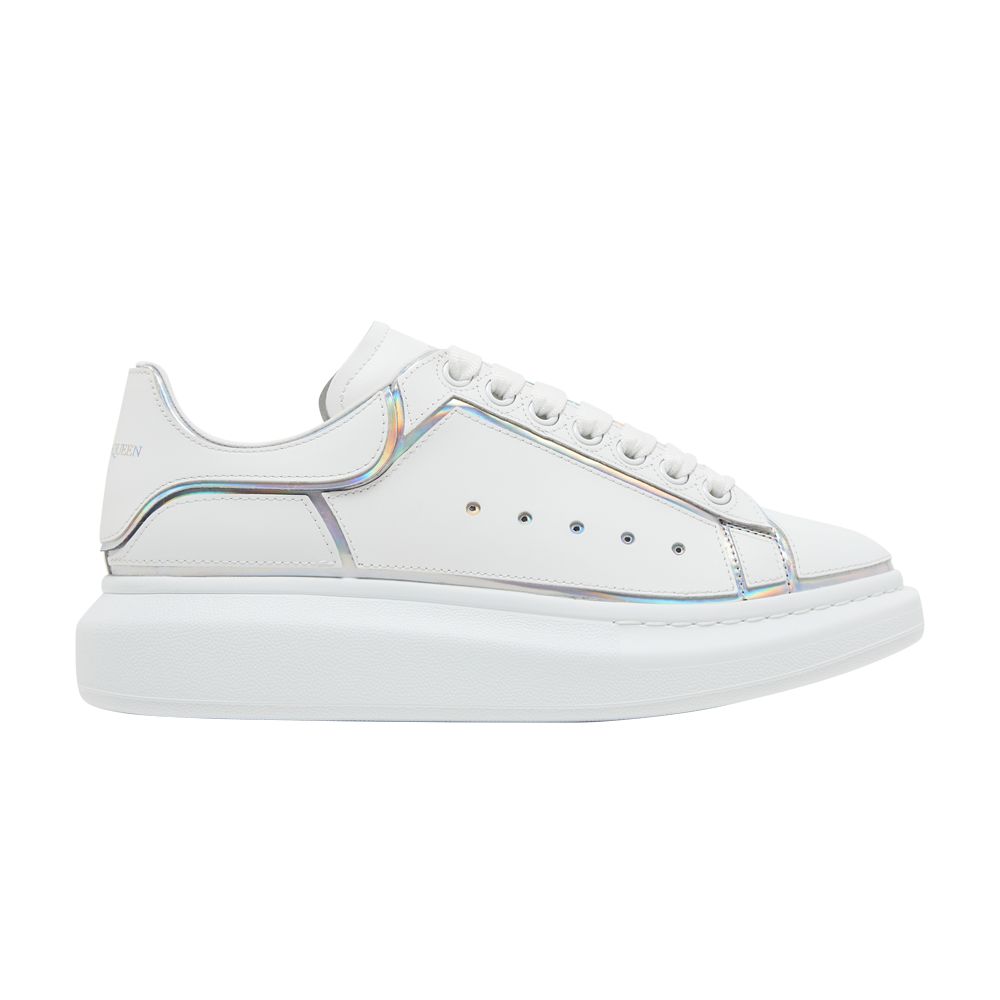 Pre-owned Alexander Mcqueen Oversized Sneaker 'white Silver' | Men's Size 43.5