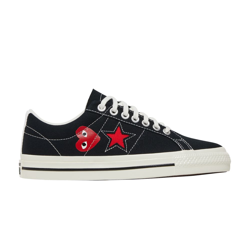 Converse Comme des Garçons Play x One Star 'Black White' | Men's Size 5.5