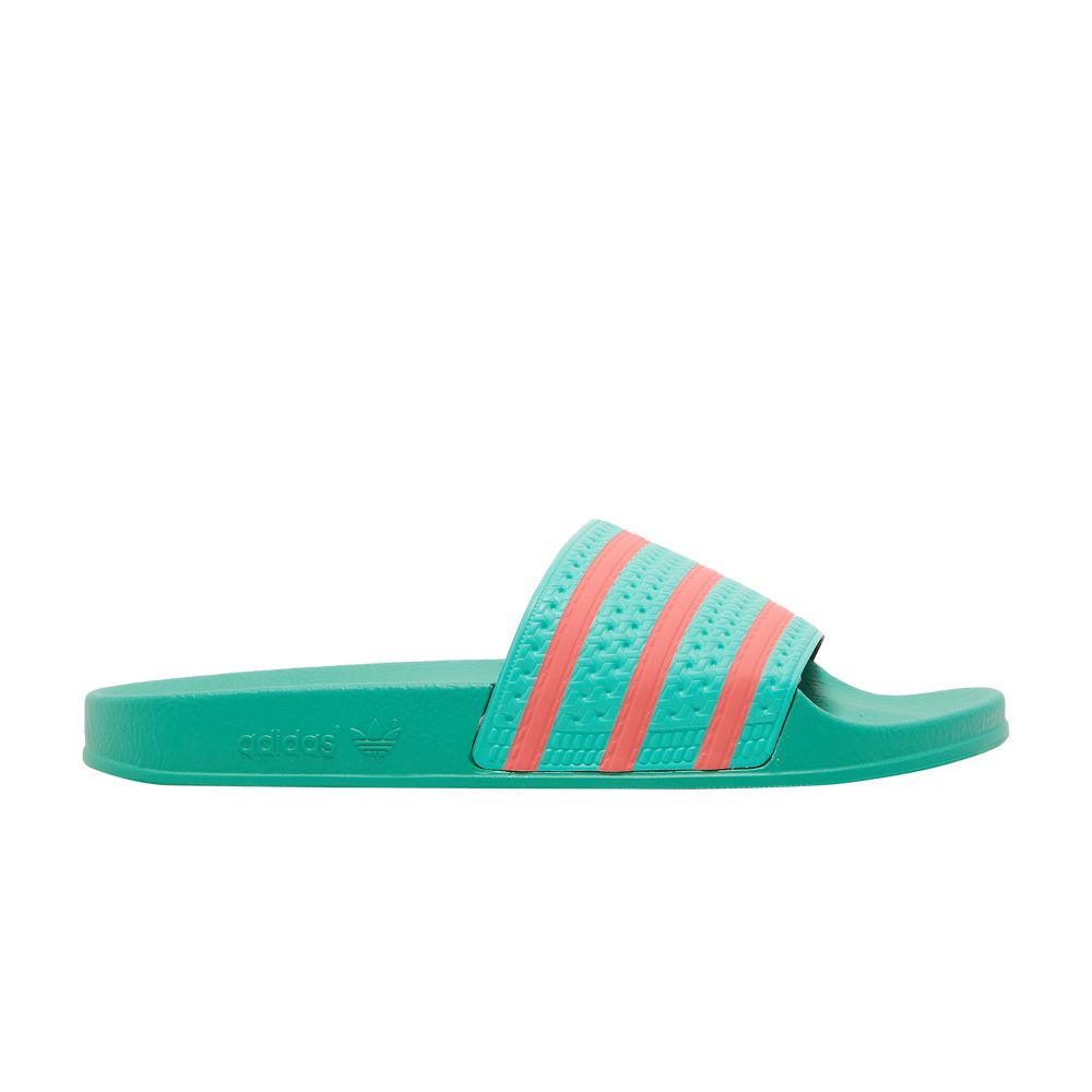 adidas Adilette Slide 'Hi-Res Green Turbo' | Men's Size 15