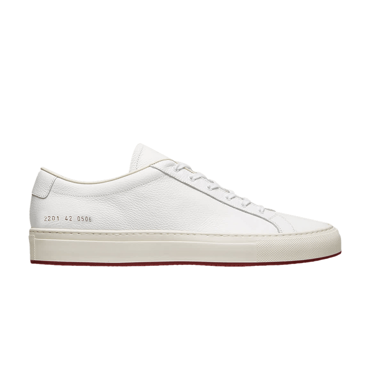 Buy Common Projects Achilles Premium White Red 2201 0506 GOAT
