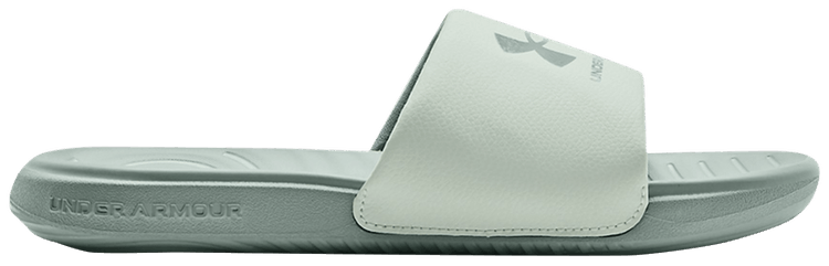 Green under armour slides clearance