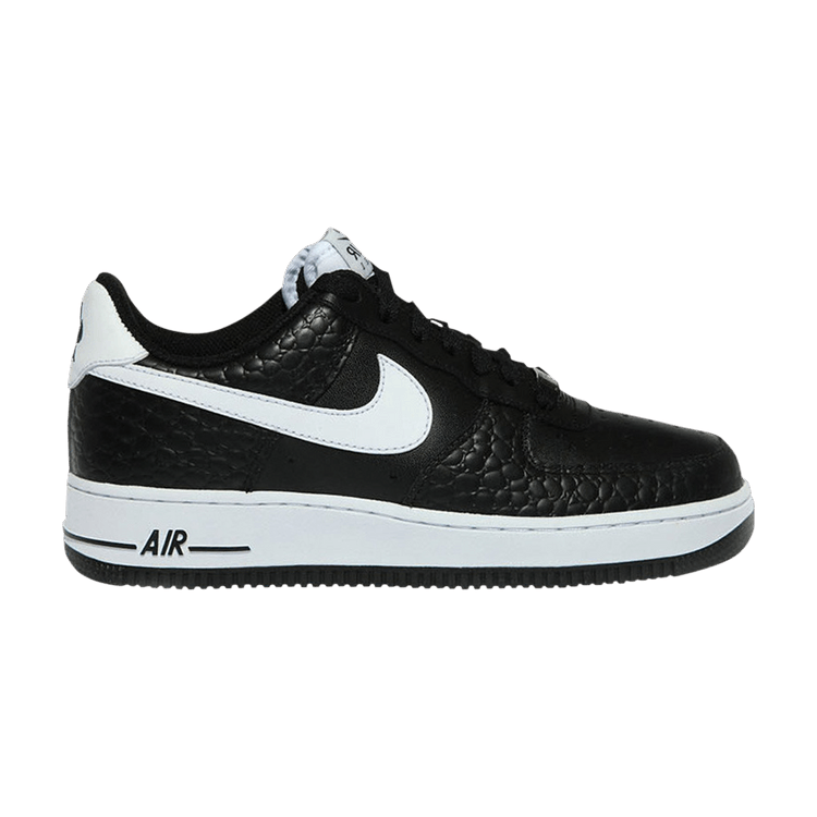 Achetez des Air Force 1 07 Crocodile Skin Black White 315122 040 GOAT FR