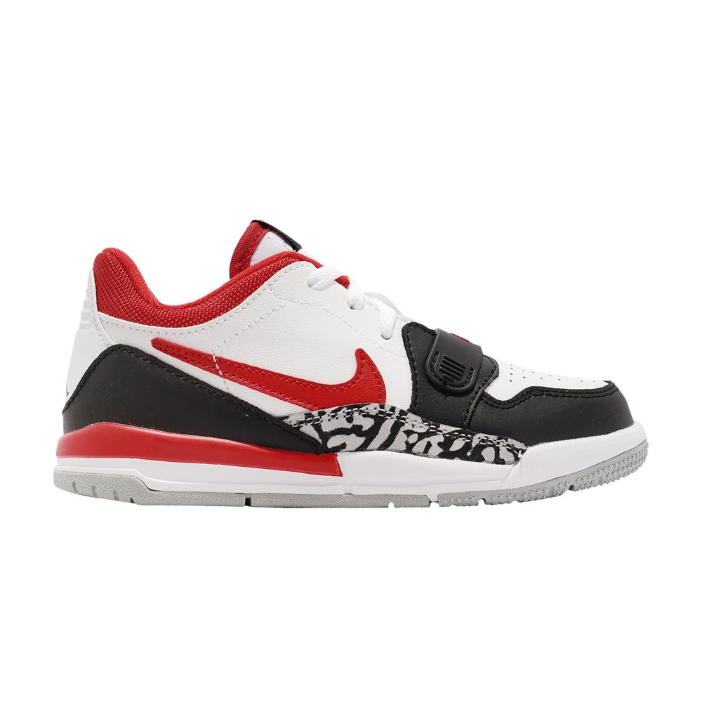Pre-owned Air Jordan Jordan Legacy 312 Low Ps 'fire Red' | White | Kid's Size 2