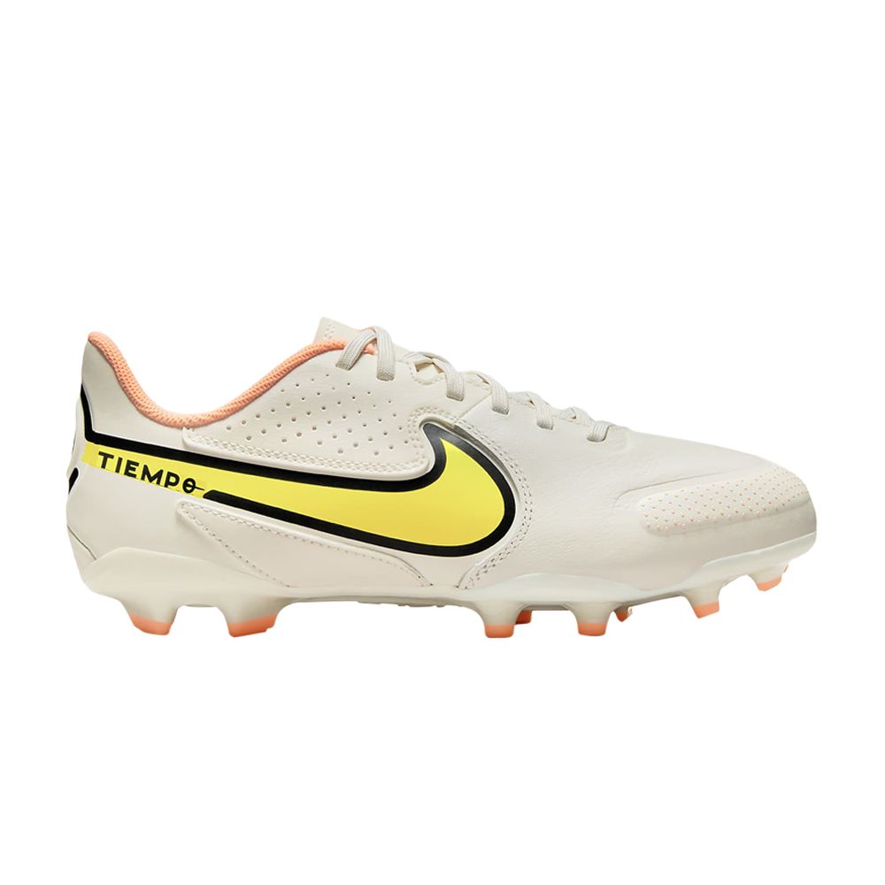Pre-owned Nike Tiempo Legend 9 Academy Mg Gs 'phantom Yellow Strike' | White | Kid's Size 4