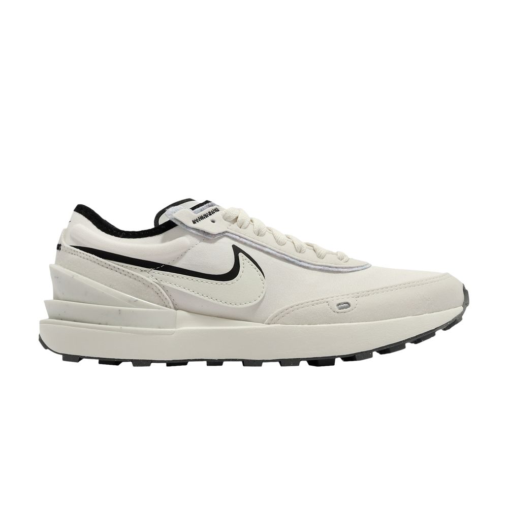 Pre-owned Nike Waffle One Ai Se Gs 'phantom Black' | Cream | Kid's Size 3.5