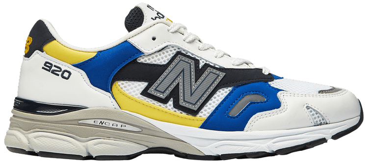 920 Made in England White Blue