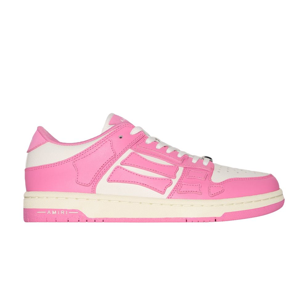 Pre-owned Amiri Wmns Skel Top Low 'white Pink' | Women's Size 35