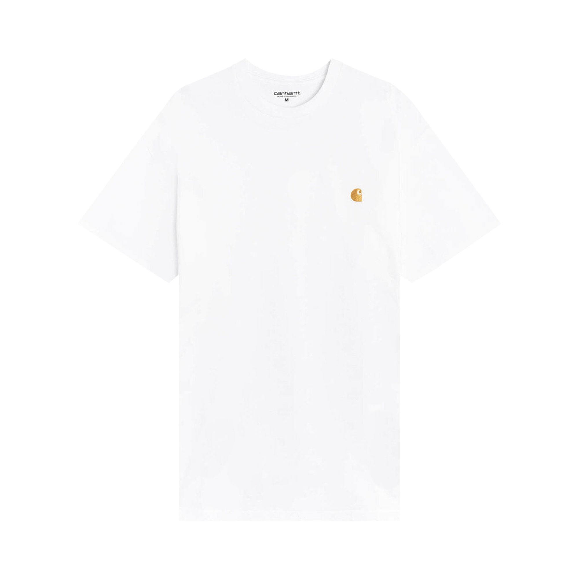 Carhartt WIP Short-Sleeve Chase T-Shirt 'White/Gold' | Men's Size S