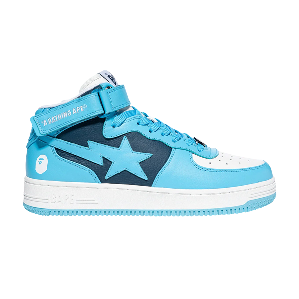 Pre-owned Bape Sta Mid 'sax' In Blue