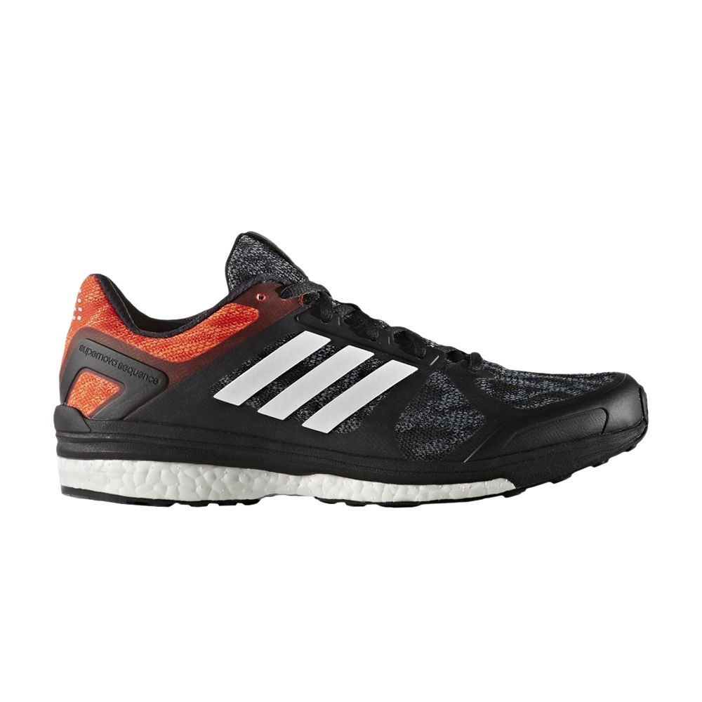 ADIDAS ORIGINALS SUPERNOVA SEQUENCE 9 'BLACK BOLD ORANGE'