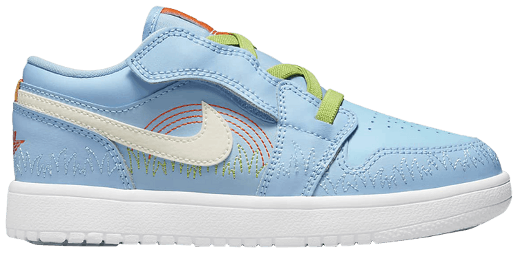 Air Jordan 1 Low SE PS Blue Stitch