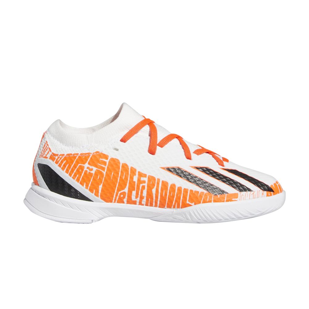adidas X Speedportal Messi.3 IN J 'White Solar Red' | Kid's Size 13.5