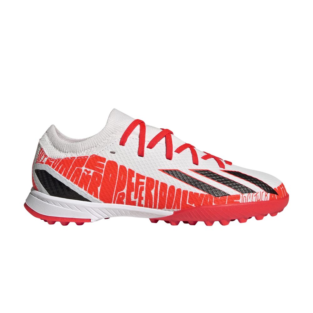 adidas X Speedportal Messi.3 TF J 'White Solar Red' | Kid's Size 6
