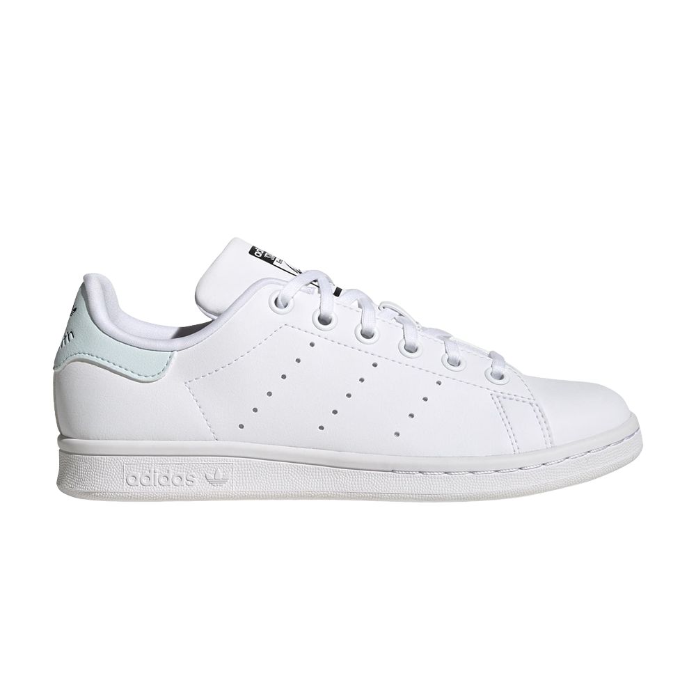 Pre-owned Adidas Originals Adidas Stan Smith Big Kid 'white Almost Blue' | Kid's Size 3.5