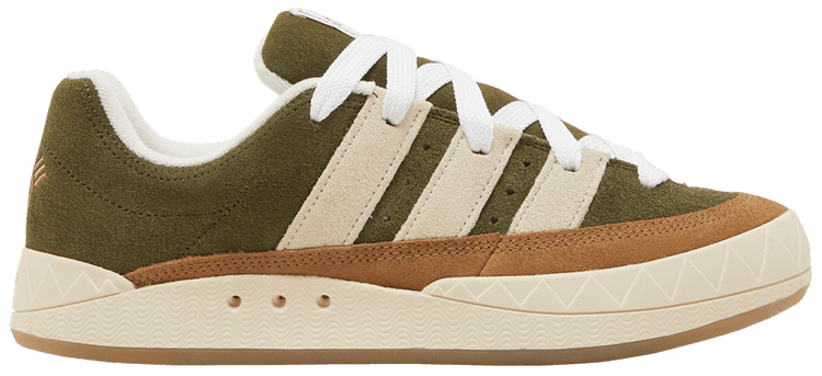 adidas gazelle silver green womens Adidas x Human Made Men's Pure Cream White Slip On Sneakers main image 0