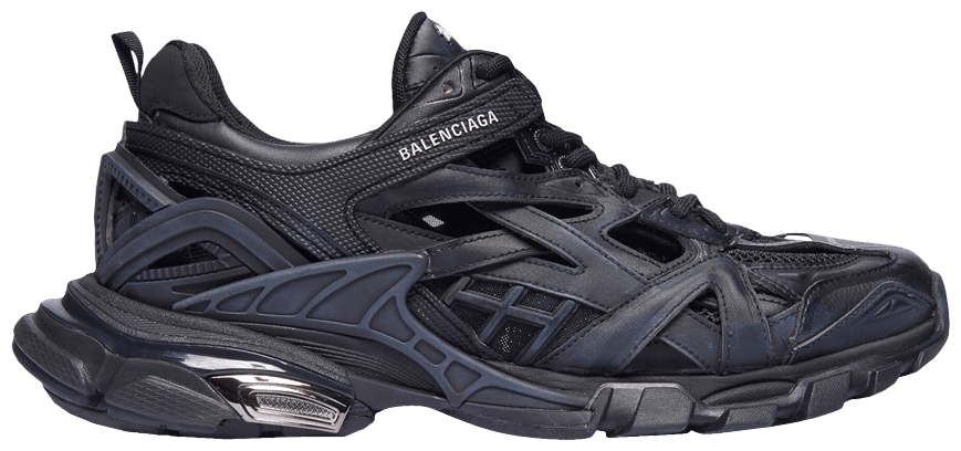 black balenciaga track sneakers