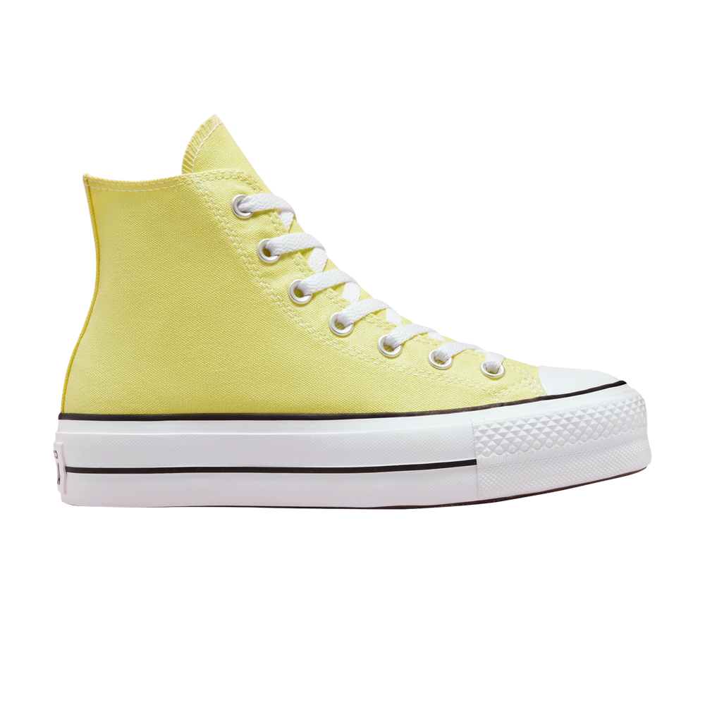 Pre-owned Converse Wmns Chuck Taylor All Star Lift Platform High 'light Zitron' In Yellow