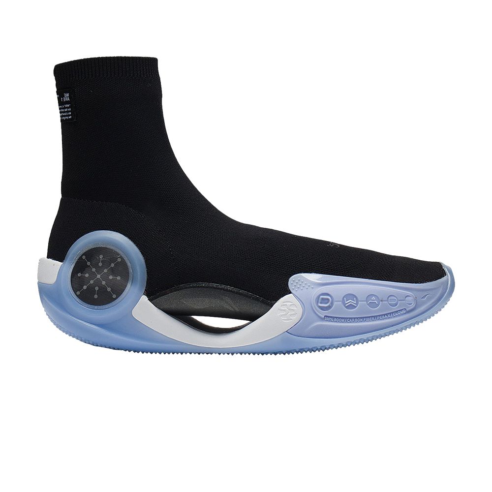 Pre-owned Li-ning Glare X Way Of Wade 9 Ls Gs 'black' | Kid's Size 3