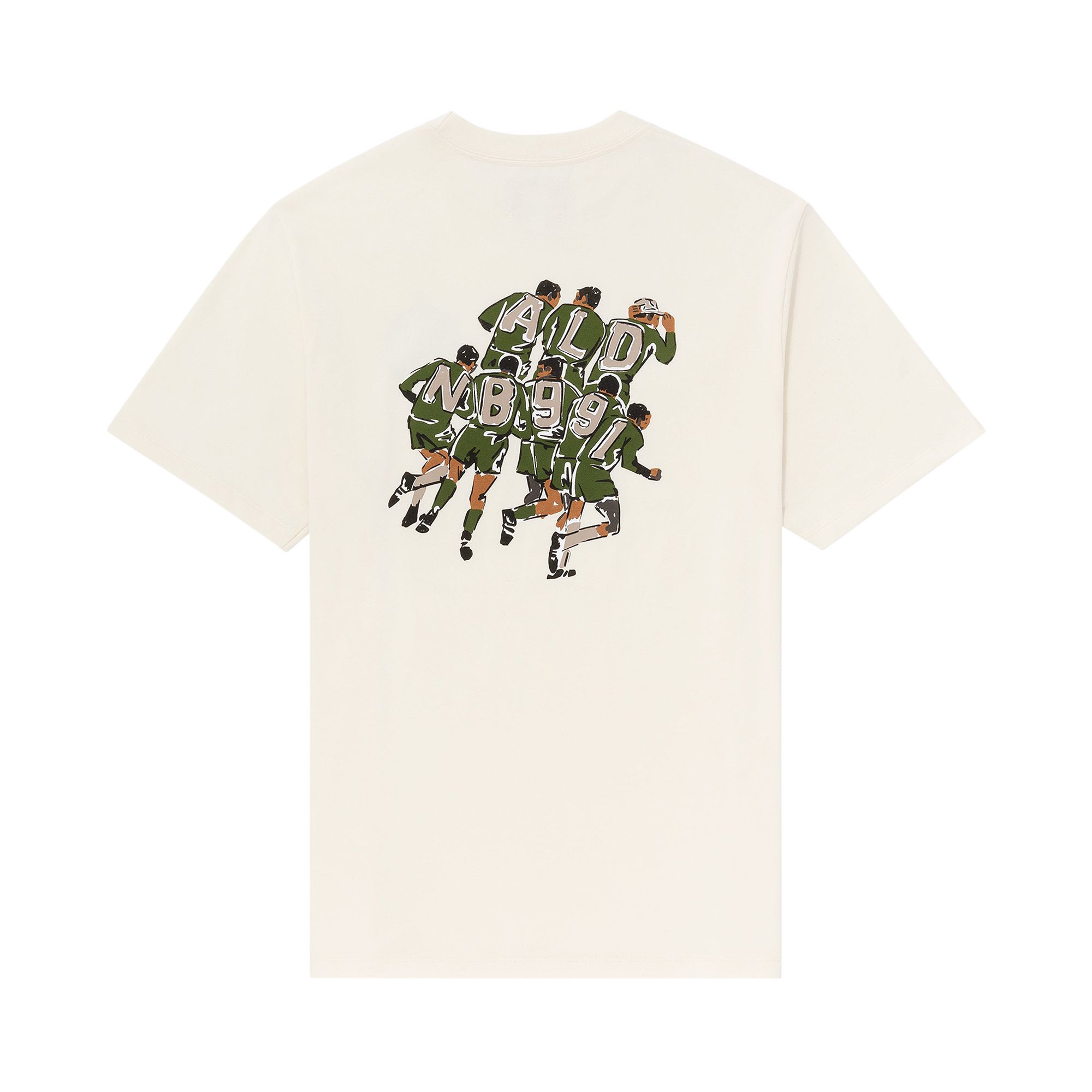 Pre-owned Aimé Leon Dore X New Balance 991 Club Tee 'papyrus' | Cream | Men's Size S