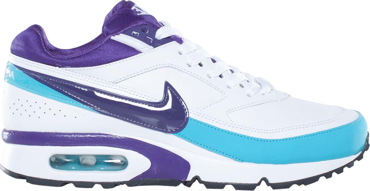 Wmns Air Classic BW 'White Club Purple Turquoise'