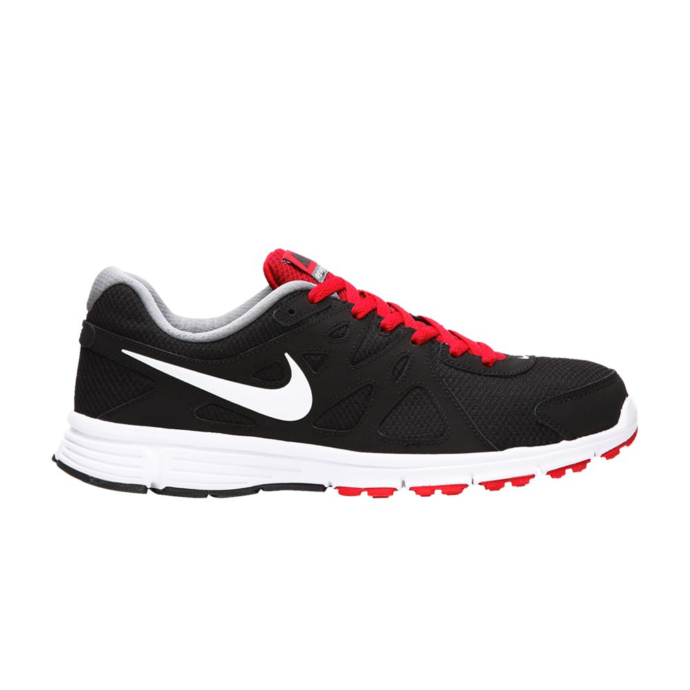 Nike Revolution 2 4E Wide 'Black White Varsity Red' | Men's Size 9 - 573751-016