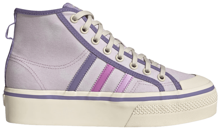 Adidas Wmns Nizza Platform Mid Almost Pink Pulse Lilac