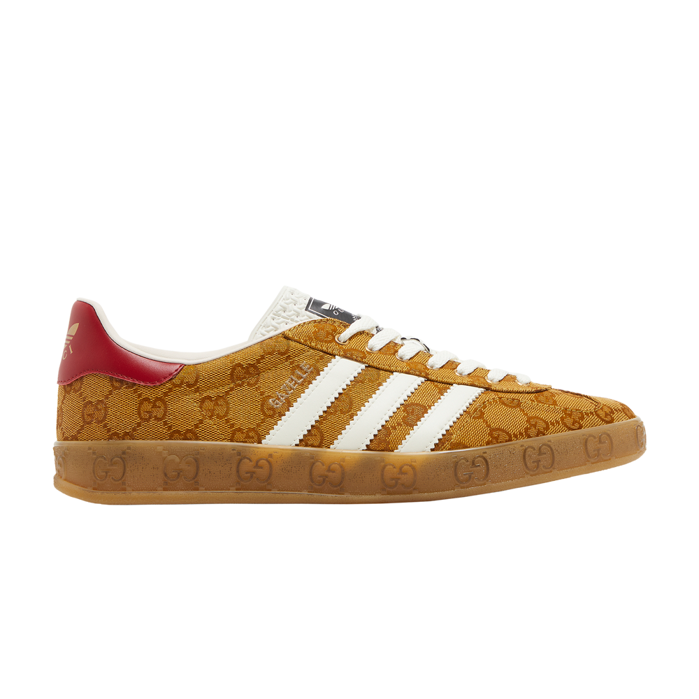 Pre-owned Gucci Adidas X  Gazelle 'gg Monogram' In Brown