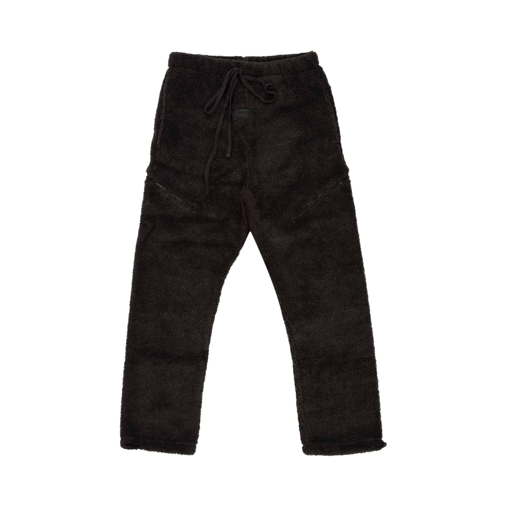 Fear of God Essentials Polar Fleece Pant 'Iron' | Black | Men's Size 2XS