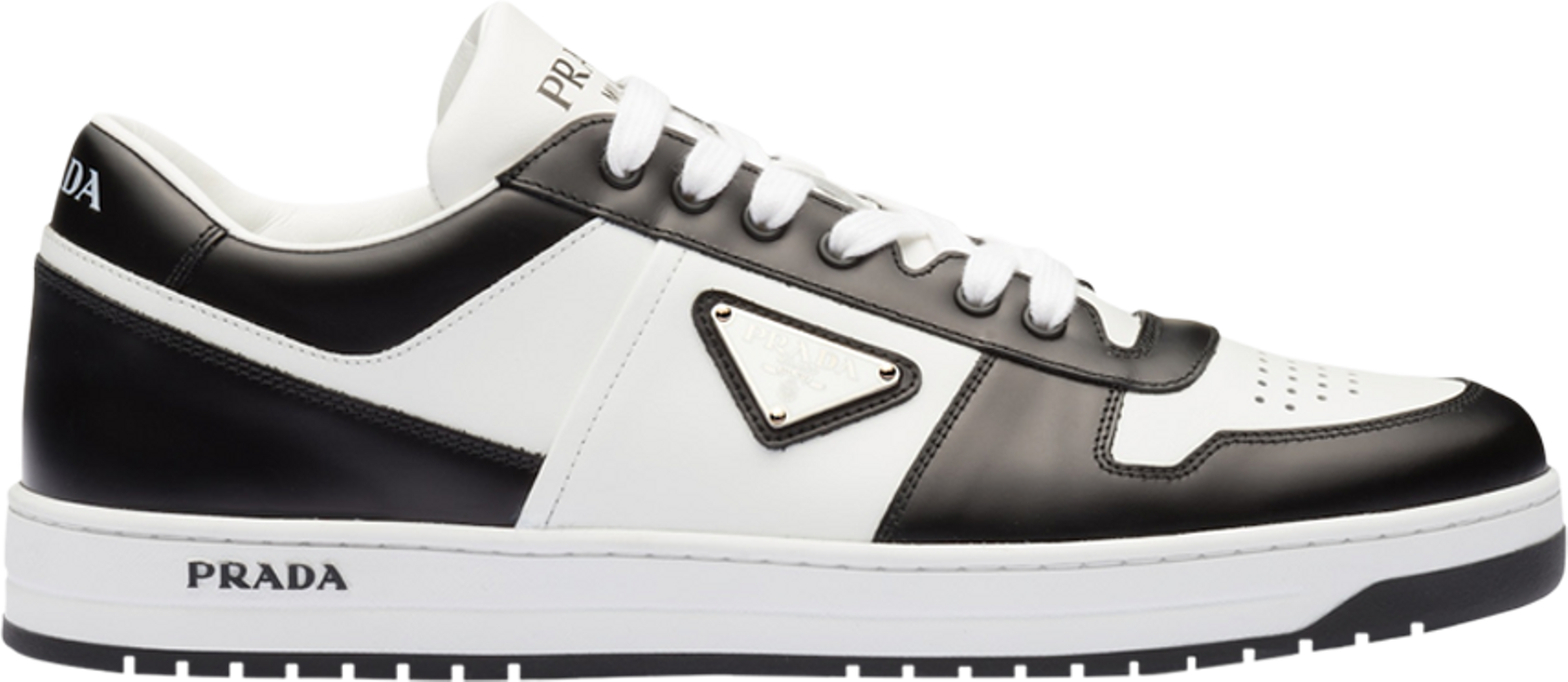 Buy Prada Downtown Leather 'White Black' - 2EE364 3LKG F0964 - White ...