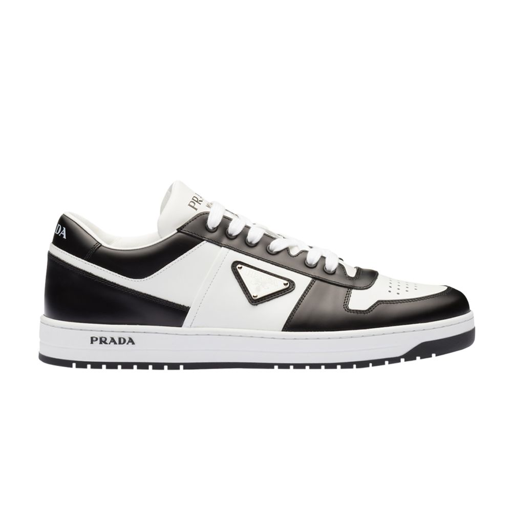 Prada Prada Downtown Leather 'White Black' | Men's Size 10