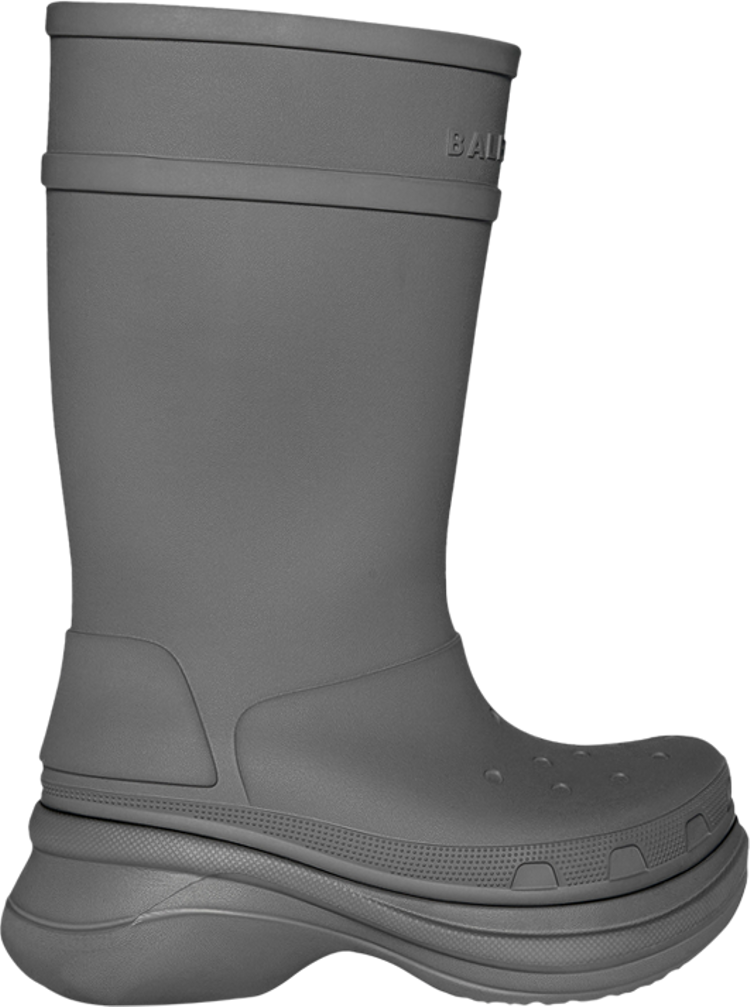 Crocs x Balenciaga Clog Boot 2.0 'Dark Grey'