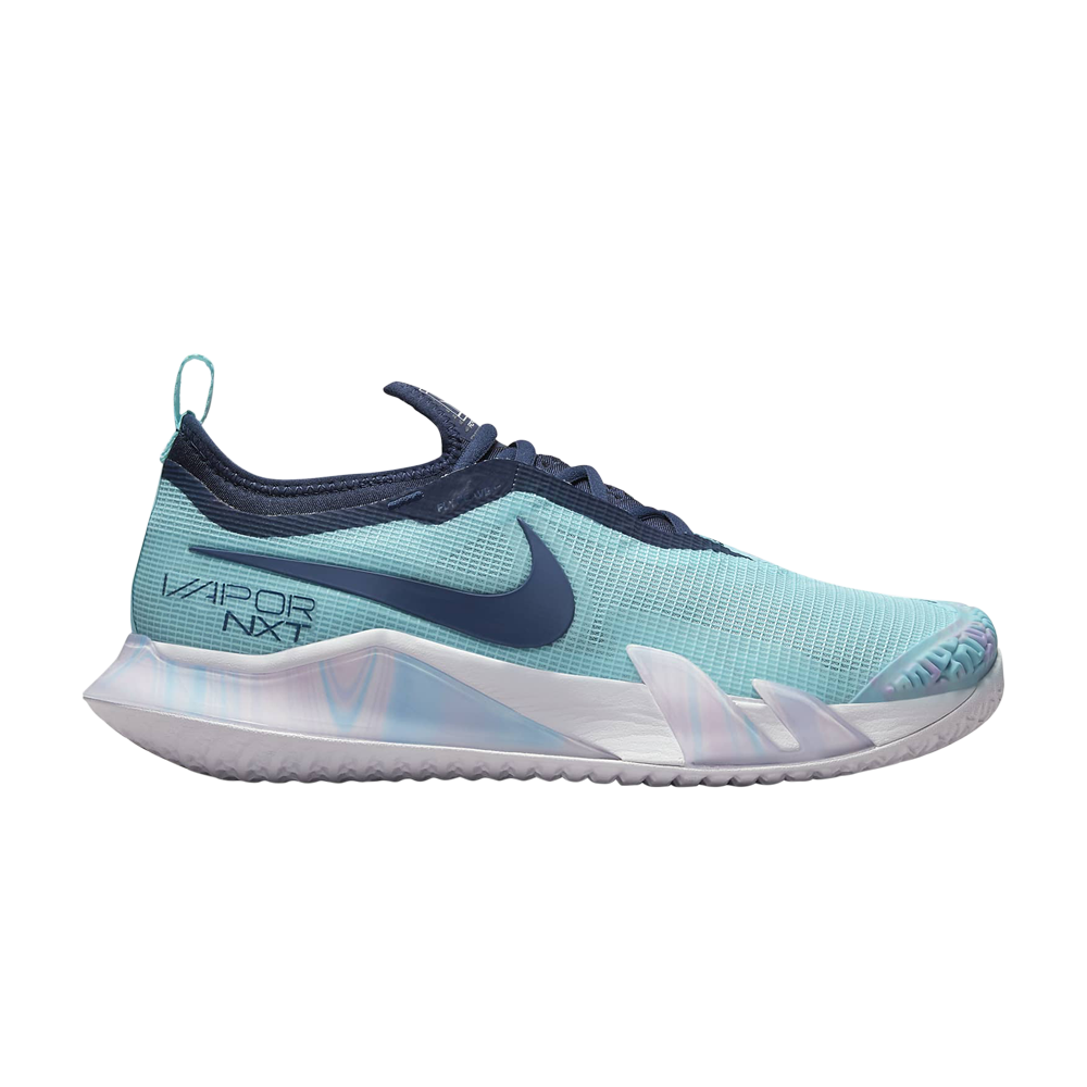 Pre-owned Nike Wmns Court React Vapor Nxt 'glacier Ice Midnight Navy' In Blue